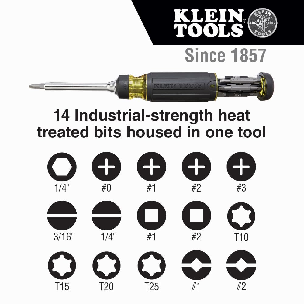 Klein Tools 32305 cushion grip handle delivers comfortable torque