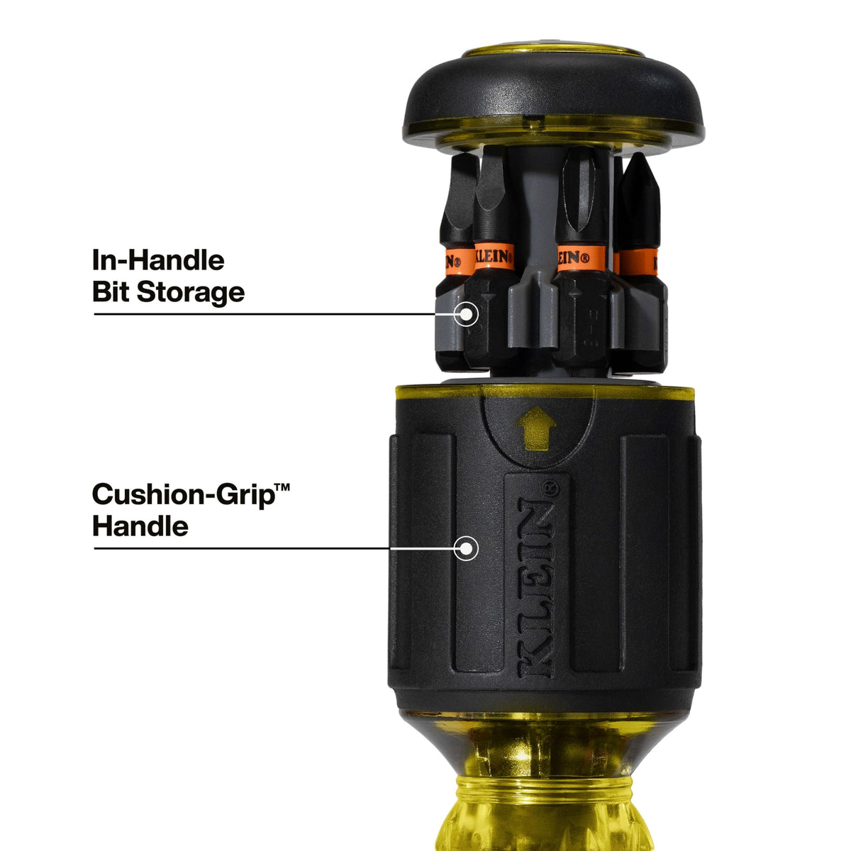 Klein Tools 32308 compact stubby reaches tight spots during assemblies.