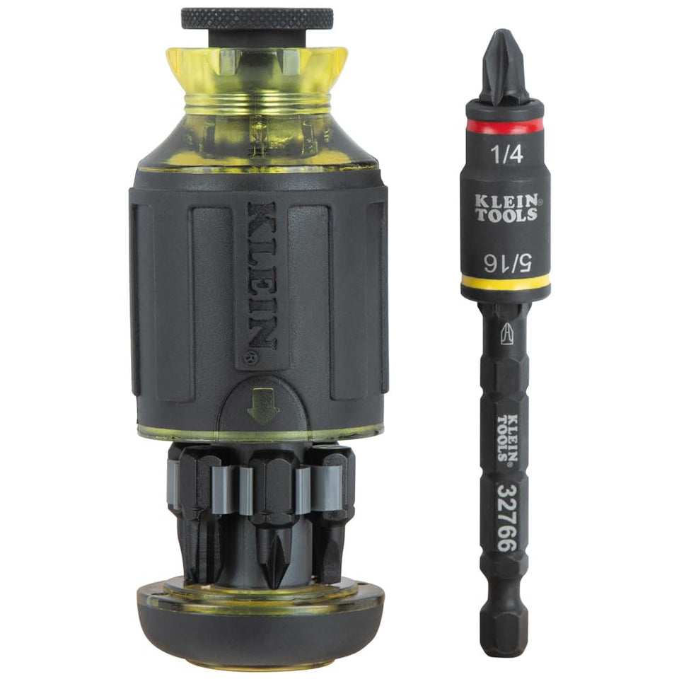 Klein Tools 32308F impact driver set with compact design for tight spaces.