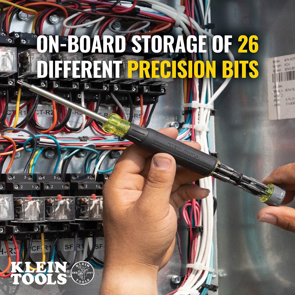 Klein Tools 32328 spin-cap enables controlled, precise fastening.