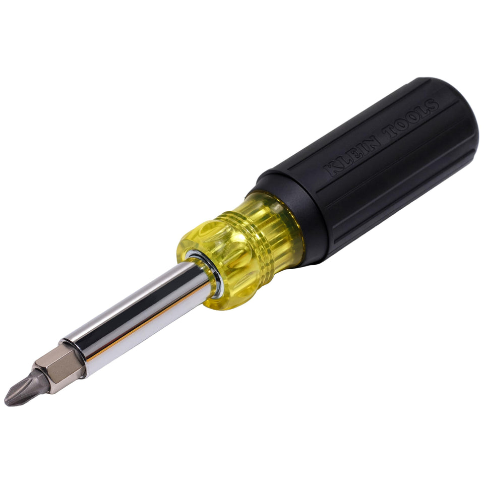 Klein Tools 32500 11-in-1 tool in hand demonstrates on-the-job versatility