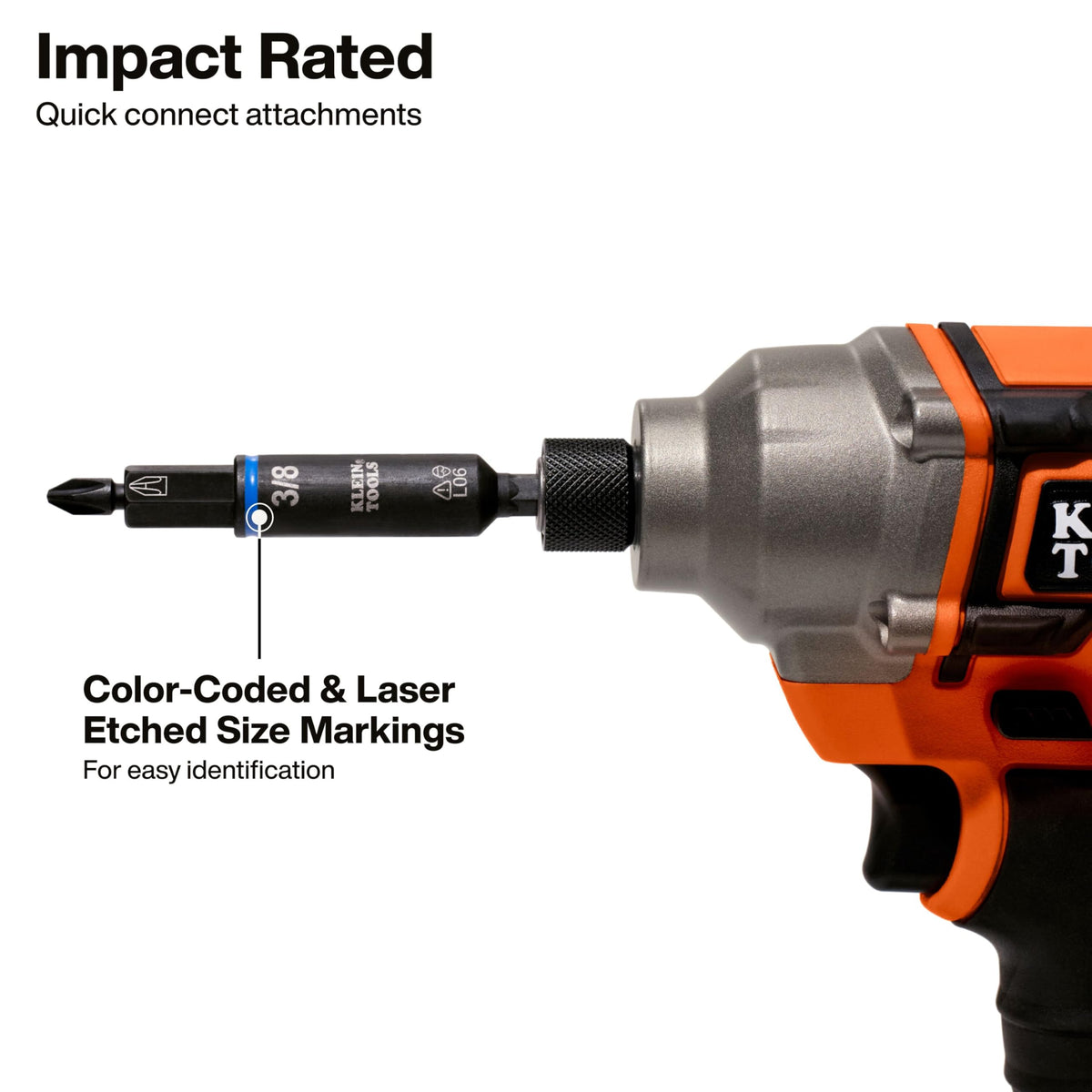 Klein Tools 32500HD interchangeable bits support a wide range of repairs
