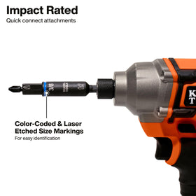Klein Tools 32500HD interchangeable bits support a wide range of repairs