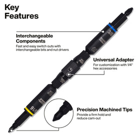 Klein Tools 32500HD nut driver sizes illustrate versatile fastener options