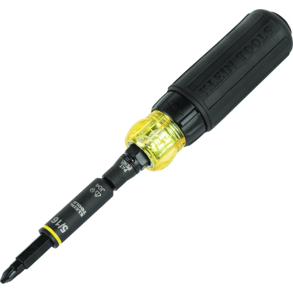 Klein Tools 32500HDRT KNect ratcheting screwdriver with multiple bits for fast repairs.
