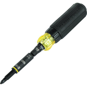 Klein Tools 32500HDRT KNect ratcheting screwdriver with multiple bits for fast repairs.