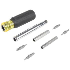 Klein Tools 32500MAG blast-finished tips resist cam-out during screws.