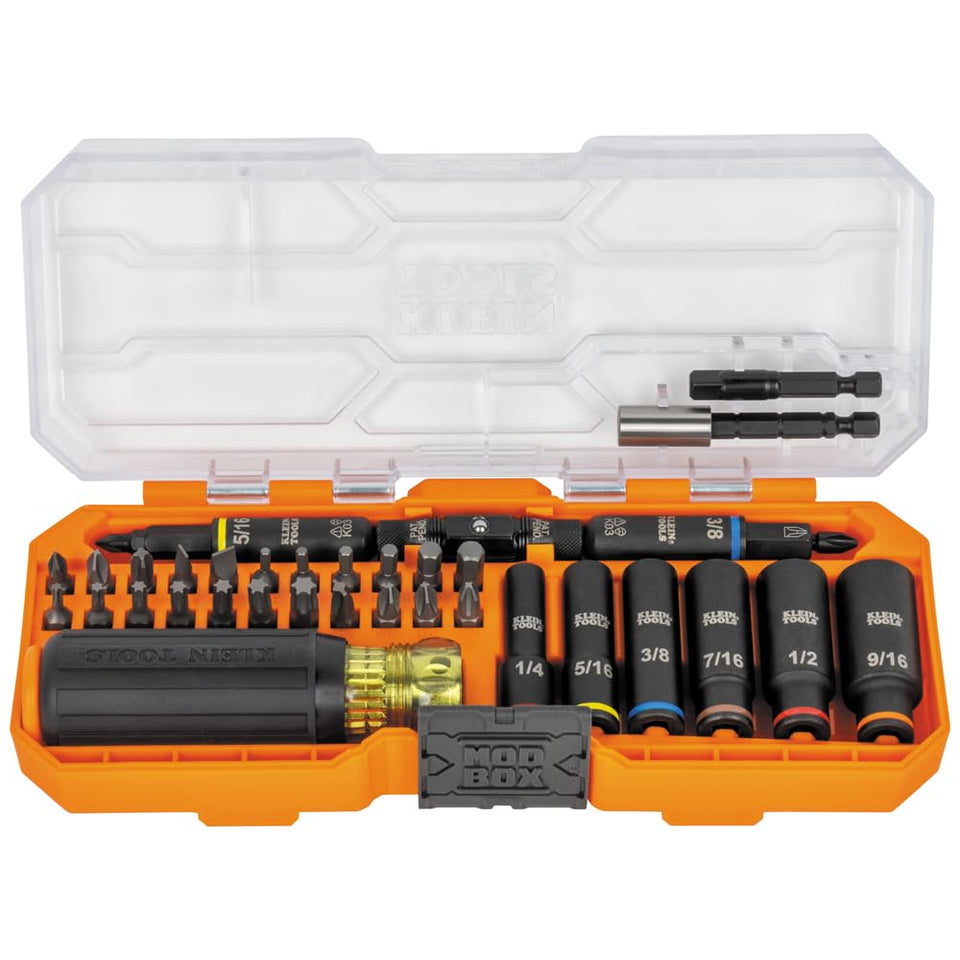 Klein Tools 32502HD KNECT setup showing seamless hand-to-power tool transitions