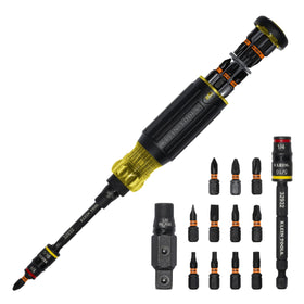Klein Tools 32516HD KNECT 16-in-1 screwdriver showing versatile bit options for quick repairs