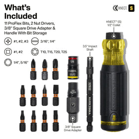 Klein Tools 32516HD KNECT end flip socket demonstrates multi-position capability
