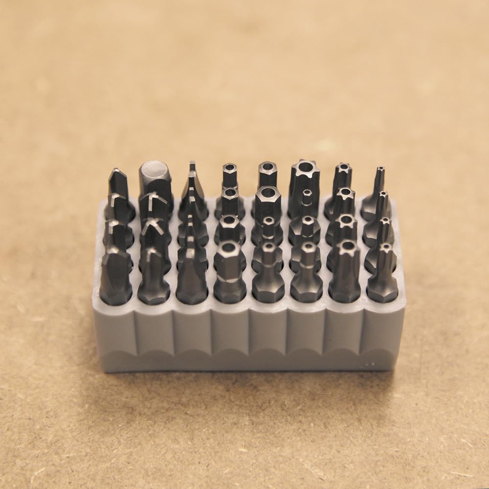 Klein Tools 32525 TORX and hex bits shown for precise fit