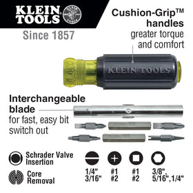 Klein Tools 32527 Schrader bit for valve installation and core removal
