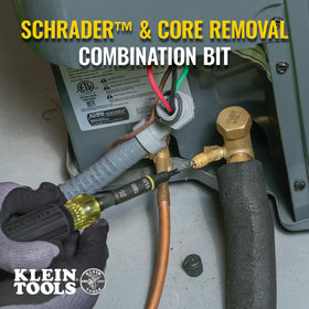 Klein Tools 32527HD KNECT adapts to four nut driver sizes for broad compatibility.
