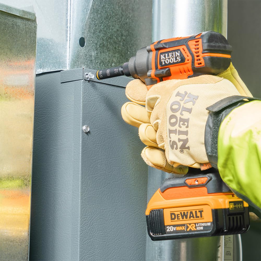 Klein Tools precision tips ensure secure engagement and reduced cam-out.