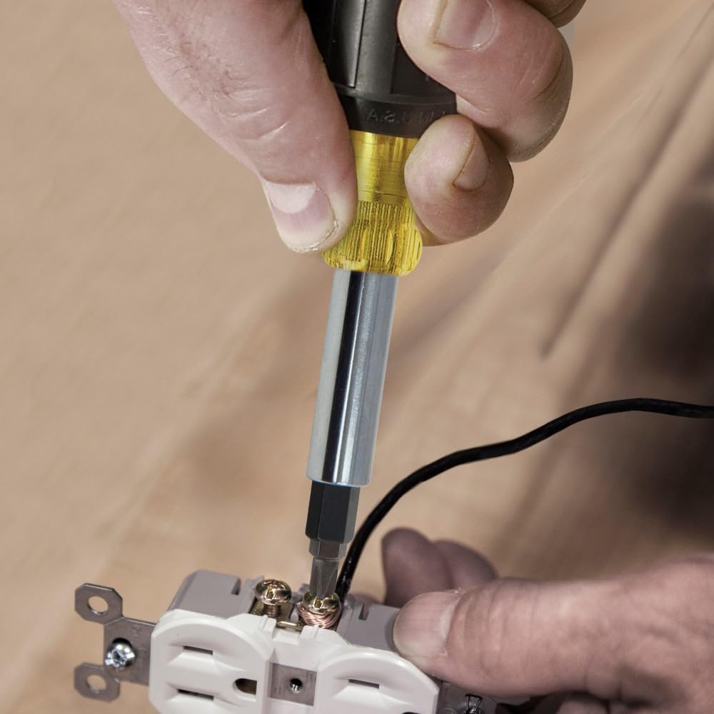 Klein Tools 32557 heat-treated nut drivers deliver added strength for tough jobs.