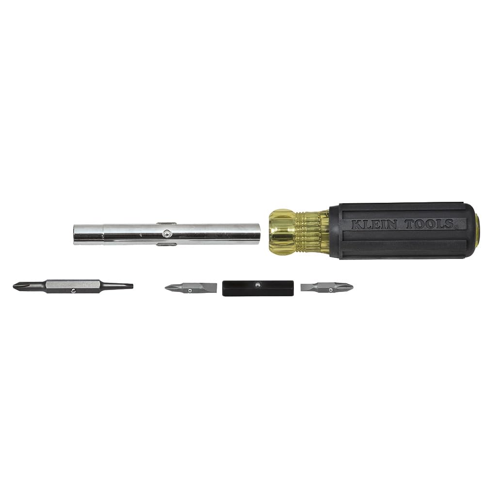 Klein Tools 32557 Phillips and Slotted tips for common fasteners.