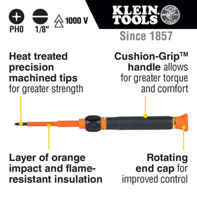 Klein Tools 32581INS interchangeable blade locks securely into the handle