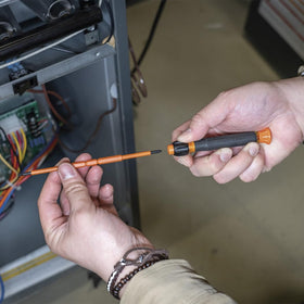 Klein Tools 32581INS spin cap in action for enhanced control