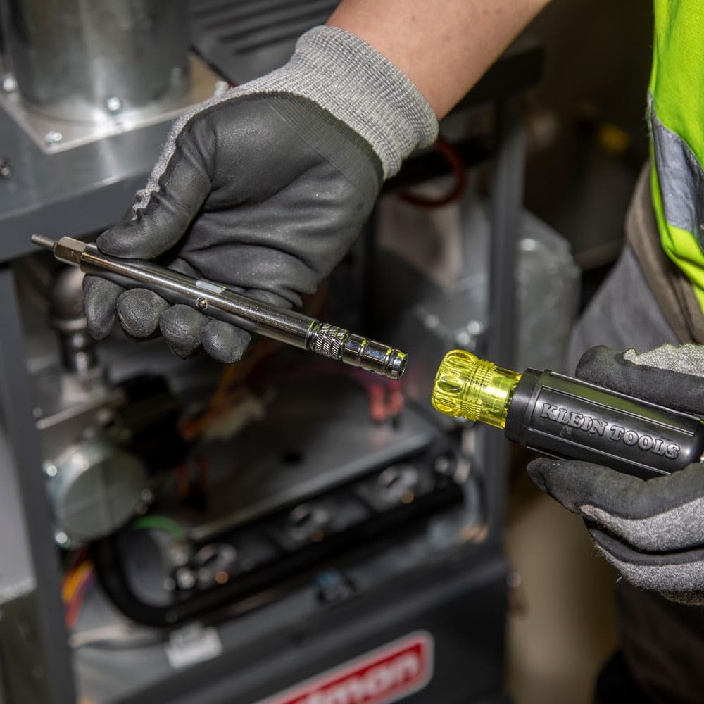 Klein Tools 32596 thumb-nut lock keeps tip settings secure during use