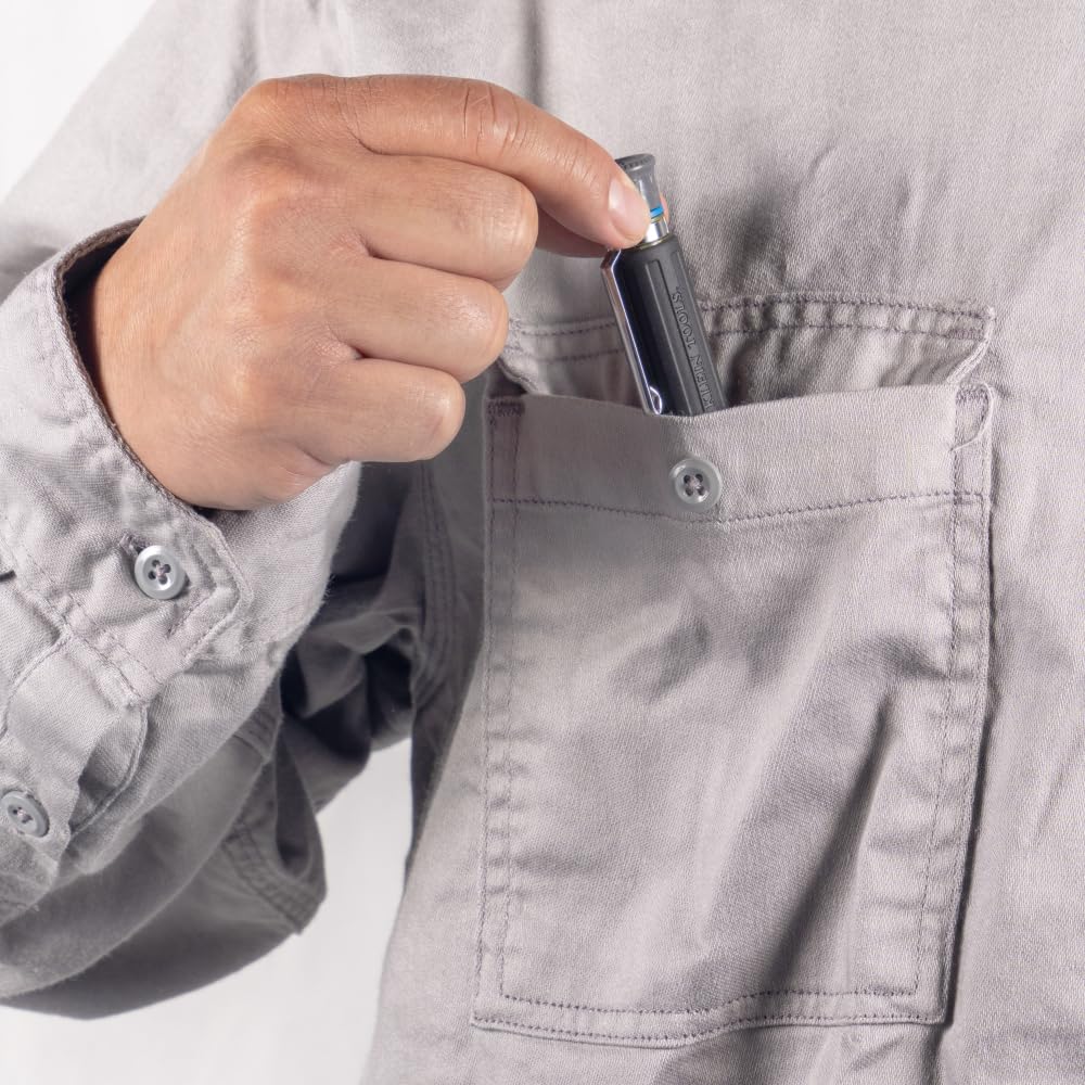 Cushion-Grip handle of Klein Tools 32611P provides comfortable, steady turning.