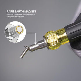 Dual-length barrel on Klein Tools 32611P offers storage and driving options.
