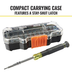 Klein Tools 32717 magnetic barrel helps hold fasteners during use.