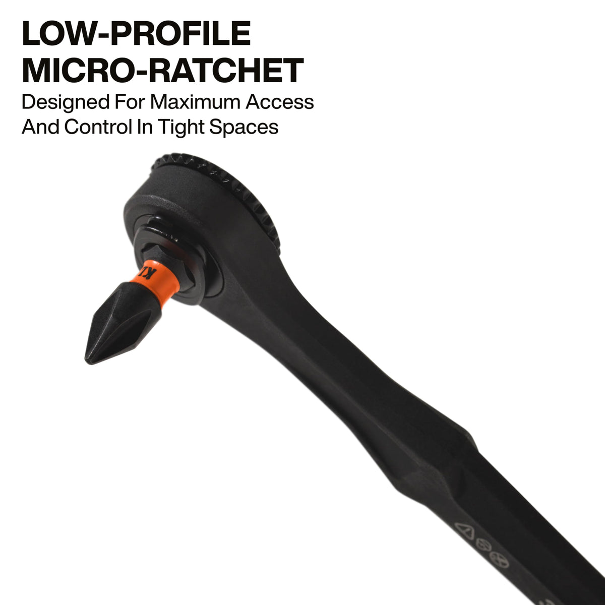 Klein Tools magnetic bit holder keeps bits secure during use.