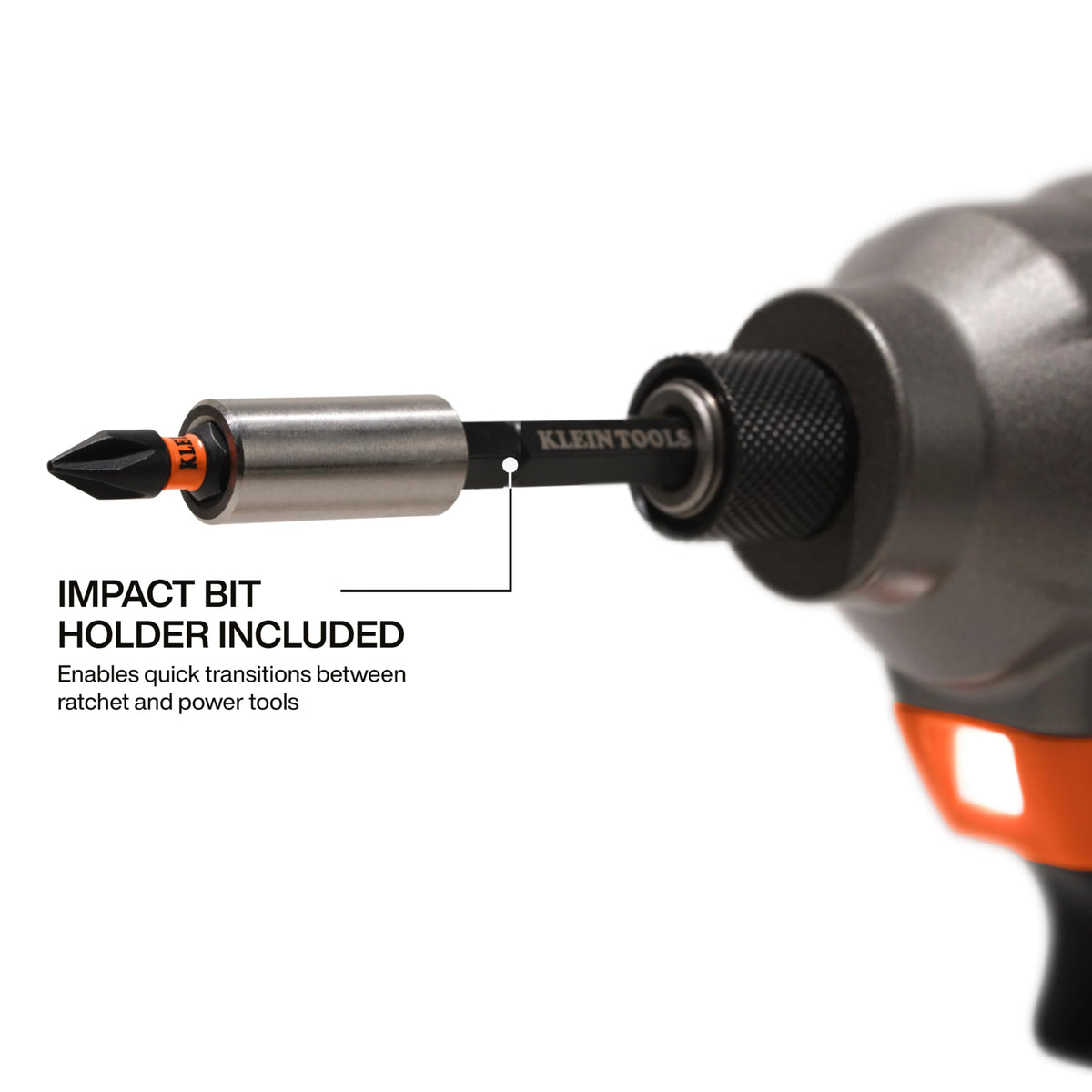 Klein Tools MODbox latch connects to larger cases for organized work.