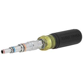 Klein Tools 328091 pass-through handle shown for quick nut driving in tight spaces