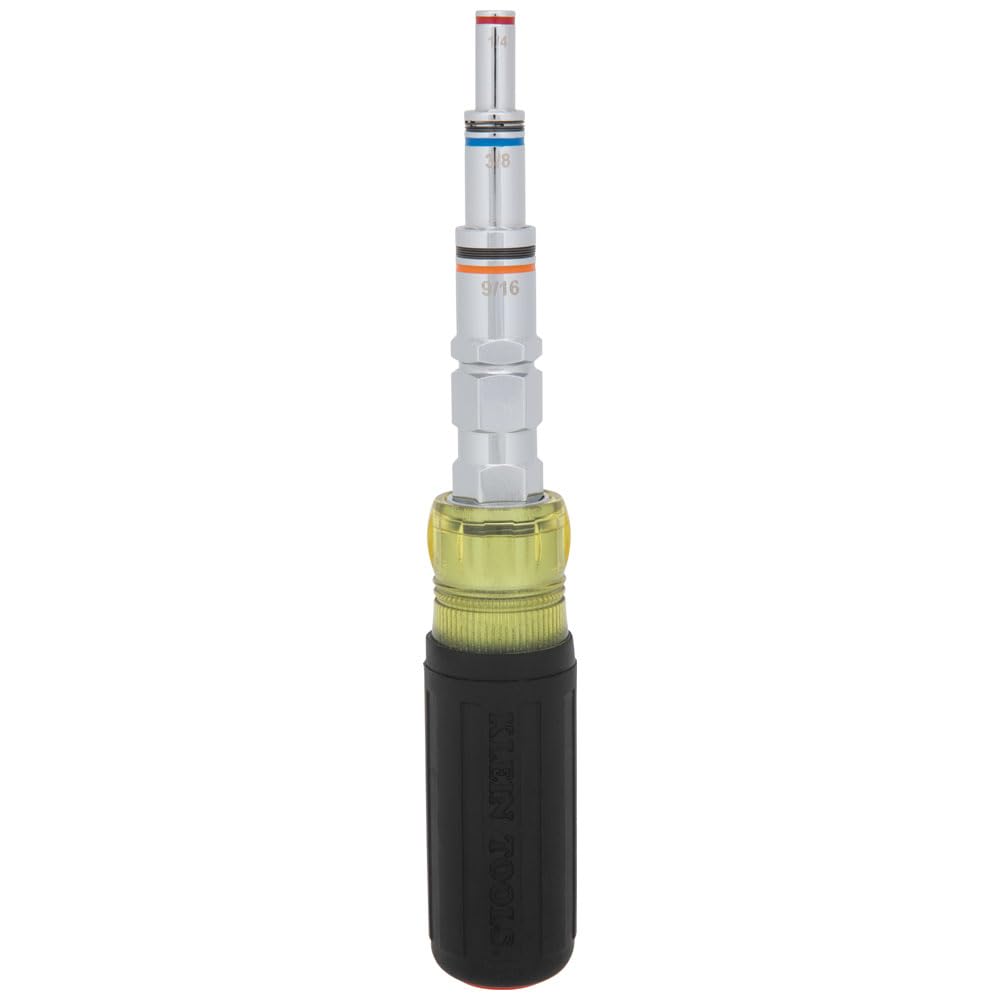 Klein Tools 328091 spring coils retain nuts on larger sizes