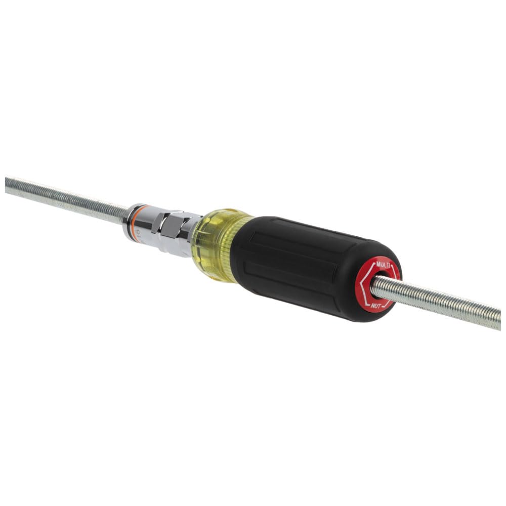 Klein Tools 32809MAG rare-earth magnets hold nuts securely during setup.