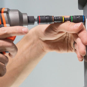 Klein Tools 32907 1/4-inch shallow/deep socket for versatility.