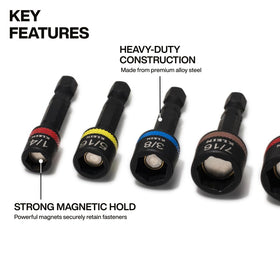 Klein Tools 32925S impact-rated nut drivers designed for high-torque tasks.