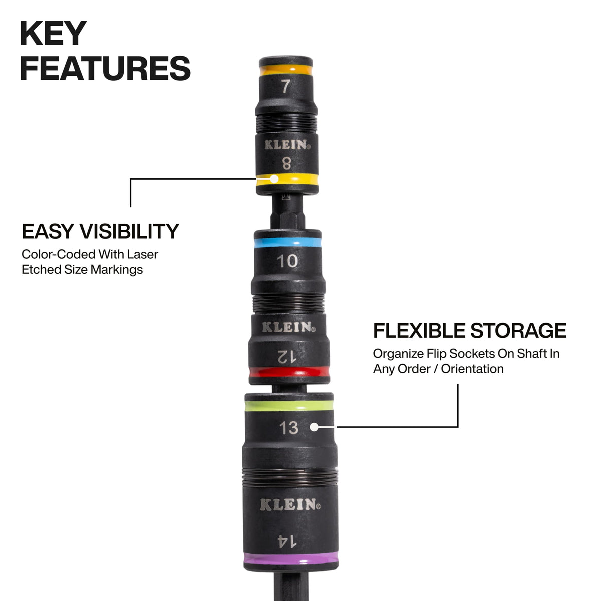 Klein Tools 32933KIT two 5-inch impact-rated shafts for tough tasks