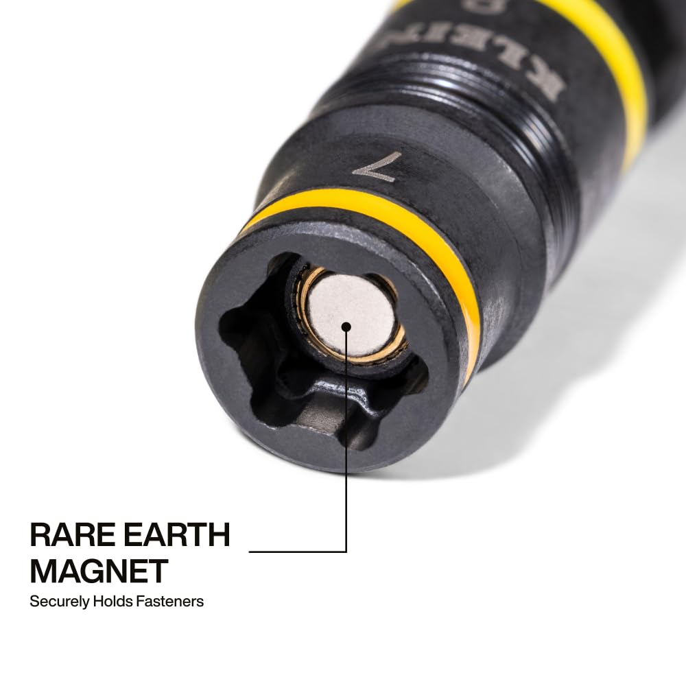 Klein Tools 32933M built with an impact-rated shaft for heavy-duty tasks.
