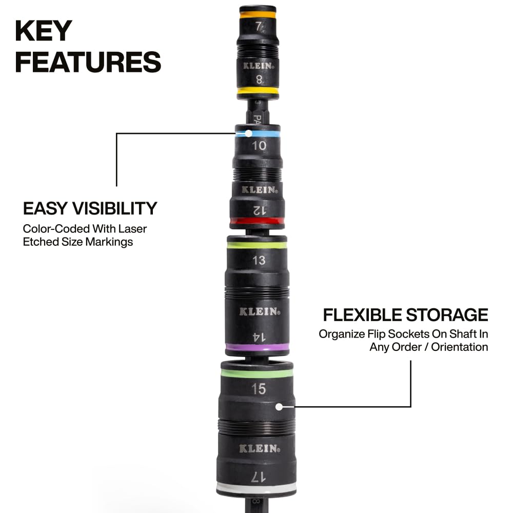 Klein Tools 32934M rare earth magnet holds fasteners during driving