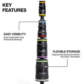 Klein Tools 32934M rare earth magnet holds fasteners during driving