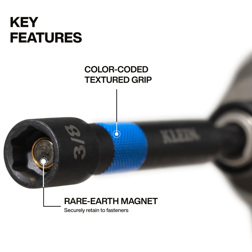 Klein Tools 32946S color-coded bands for quick size identification.