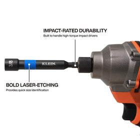 Klein Tools 32946S laser-etched sizes for fast size recognition.