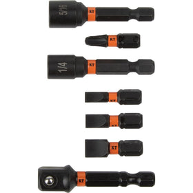 Klein Tools 33801 compact case keeps bits organized on job sites