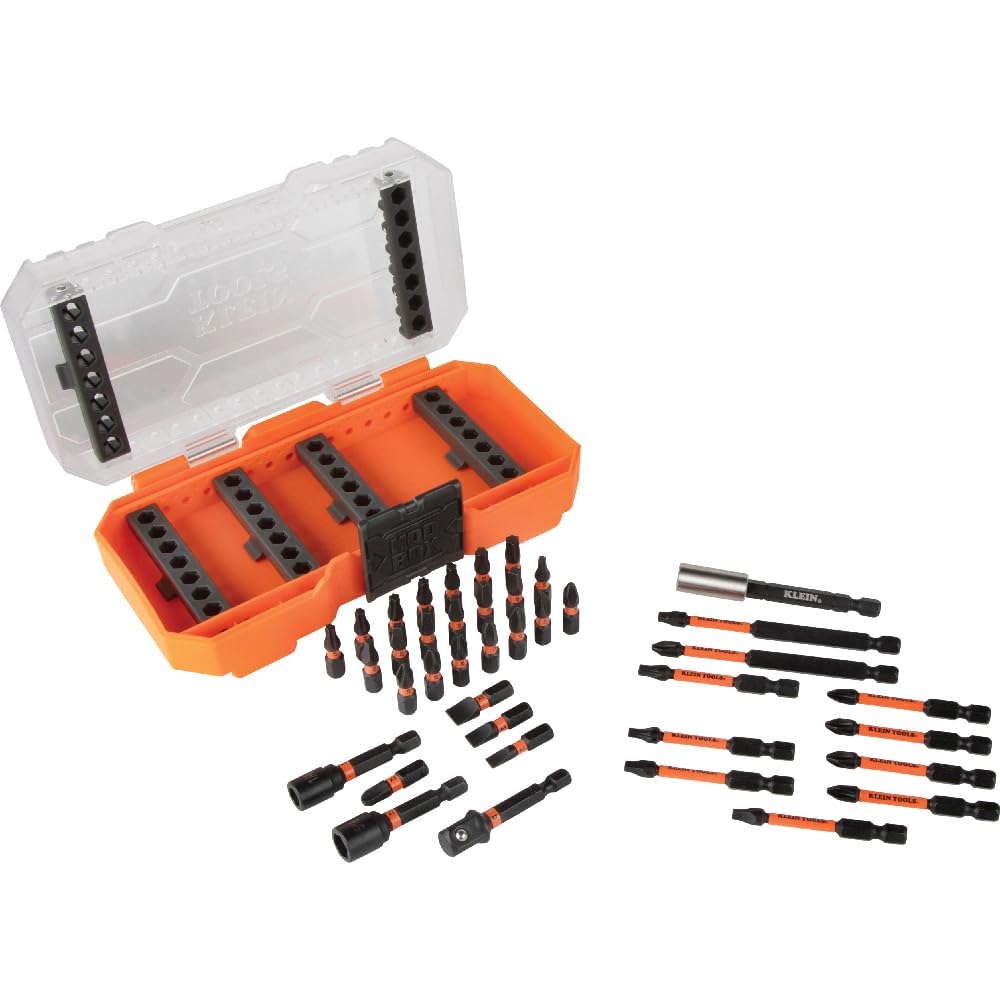 Klein Tools 33801 magnetic nut drivers in 1/4 inch and 5/16 inch sizes