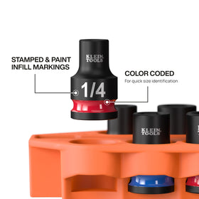 Klein Tools 33809 3-inch impact adapter enables 1/4-inch driver use.