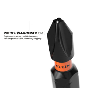 Klein Tools 33811 precision-machined tips prevent slips and cam-out