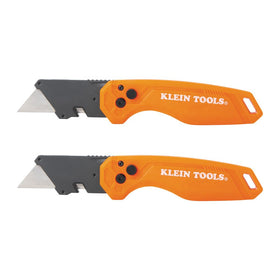 Klein Tools 44313 folding knife with side release for quick deployment