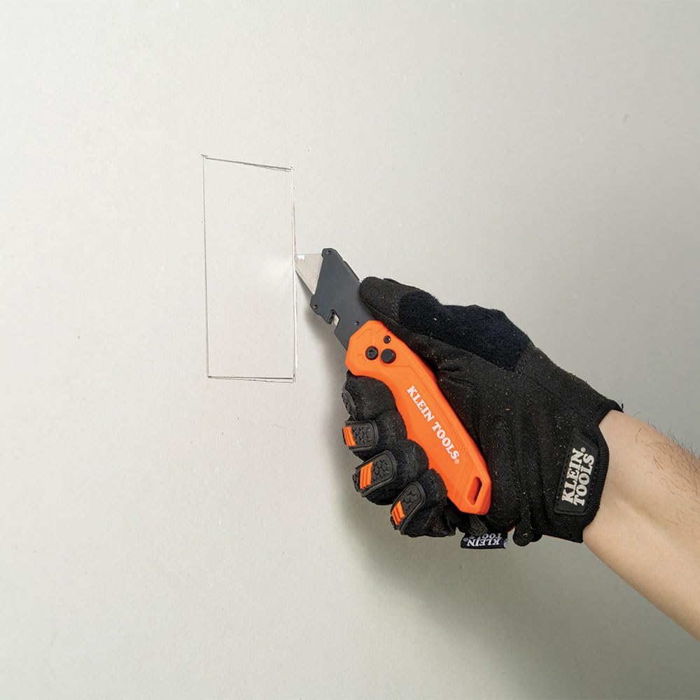 Klein Tools 44313 side-button quick deployment in use