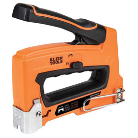 Klein Tools 450-100 stapler front view for one-handed insulation cable stapling
