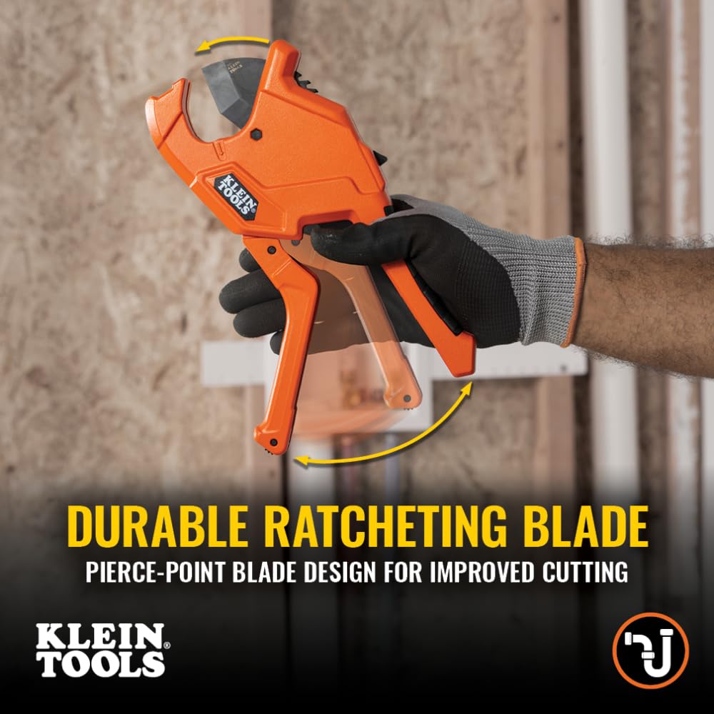 Klein Tools 50044 cuts PVC CPVC and PEX for versatile projects