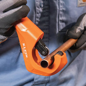 Klein Tools 50046 in use on site for quick, accurate cuts