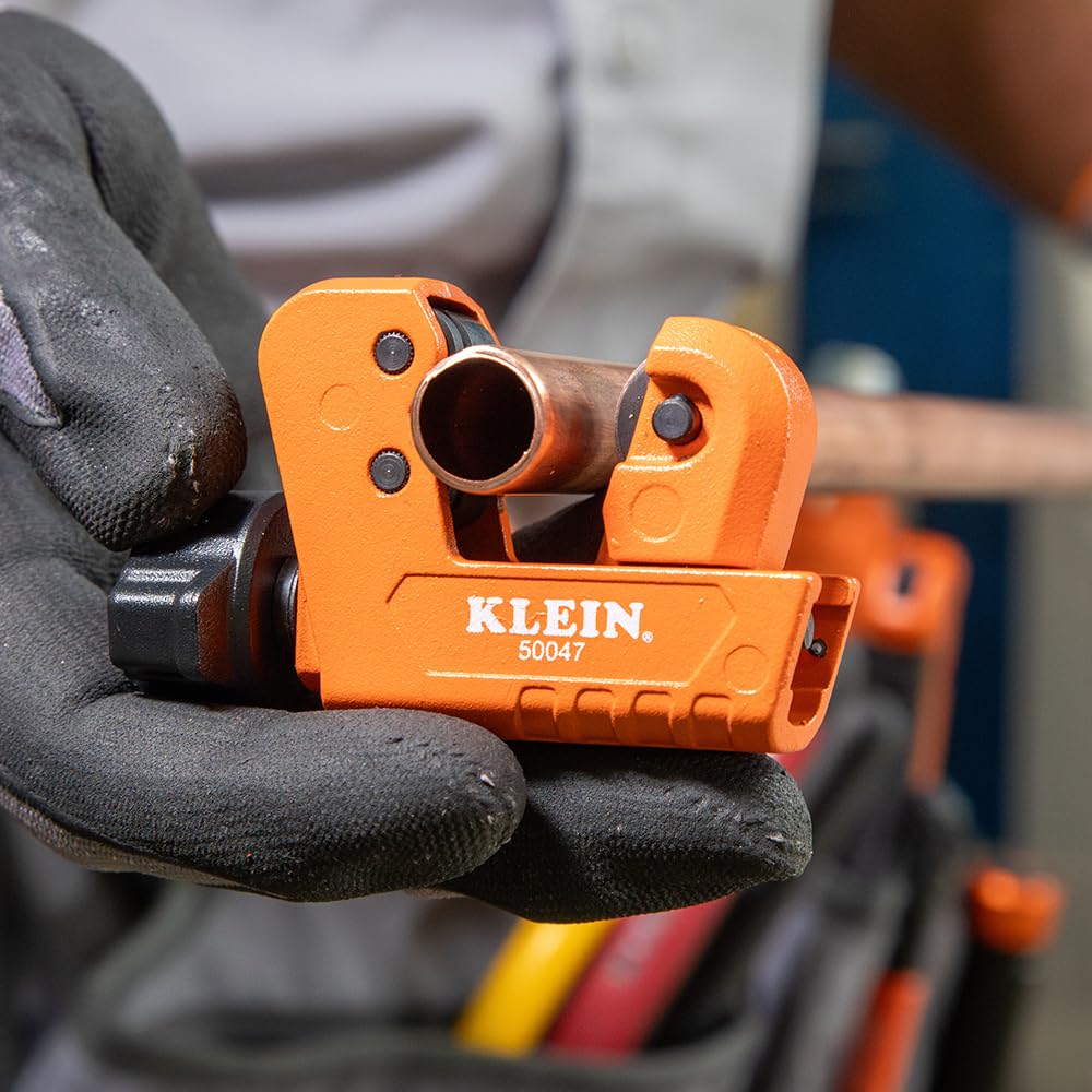 Klein Tools 50047 mini tubing cutter easy size changes by knob