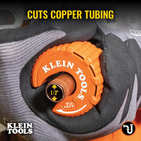 Klein Tools 50055 shows exterior grooves for secure grip during use.